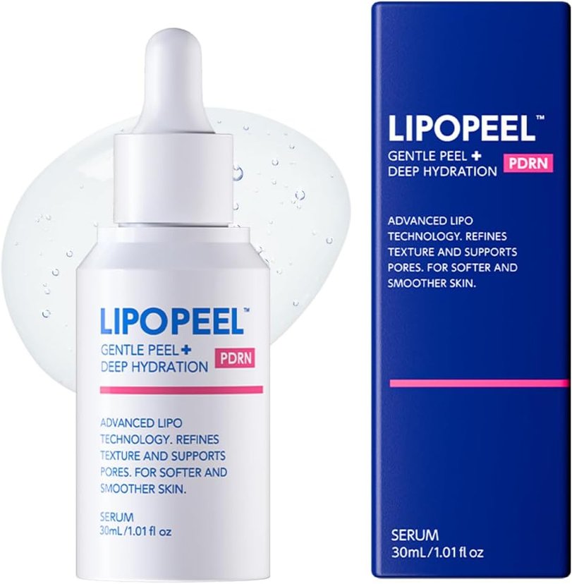 Lipotransfer Lipopeel Gentle Serum Peel - złuszczające serum regenerujące z PDRN i kwasami AHA/BHA/PHA 30 ml