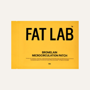 FAT LAB Bromelain Microcirculation Patch 8 szt. - żółta saszetka z przodu z napisem FAT LAB i oznaczeniem 8EA | Ellemania