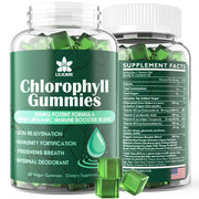 LiliCare Chlorophyll Gummies Suplement diety z chlorofilem w żelkach - żelki bez cukru z ACV, Sea Moss i Elderberry