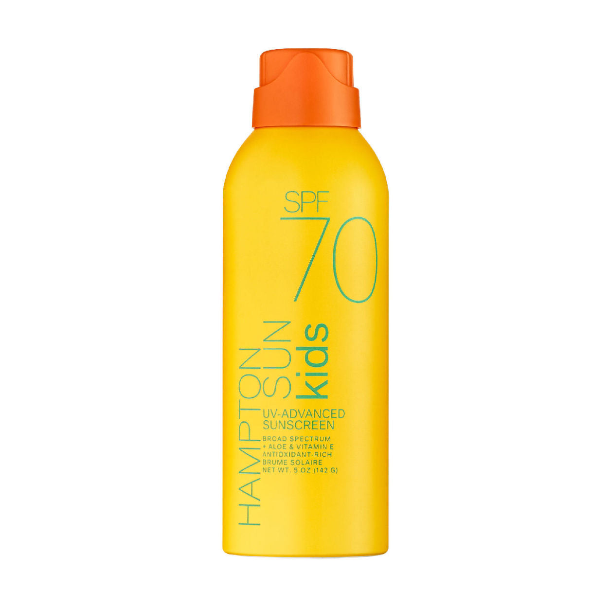 Hampton Sun Continuous Mist Hydrating Sunscreen Kids SPF 70 Waterproof - sunscreen spray for children in mist 142 g