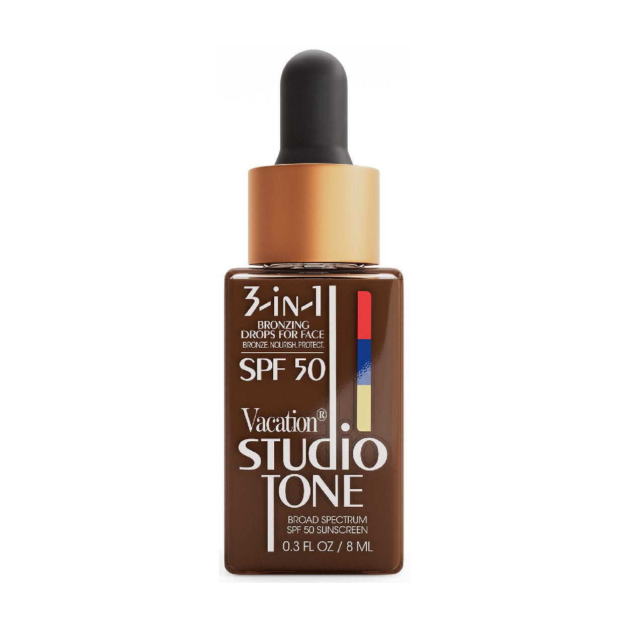Vacation Studio Tone SPF 50 Bronzing Drops - brązujące krople do twarzy z SPF 50 i niacynamidem 30 ml