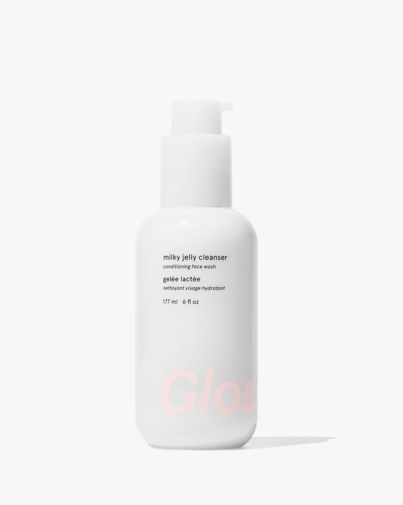 Glossier Milky Jelly Cleanser - delikatny żel-krem do mycia twarzy z wodą różaną