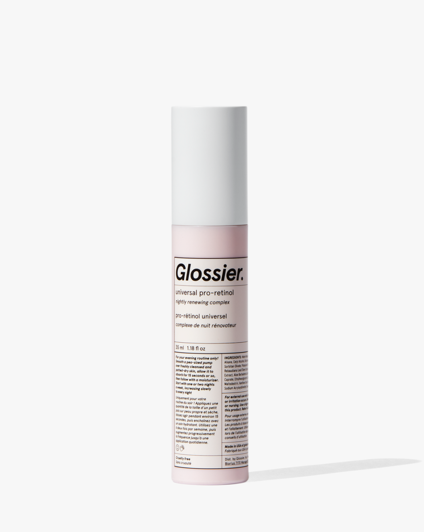 Glossier Universal Pro Retinol Nightly Retinoid Treatment Renewing Night Cream 15ml