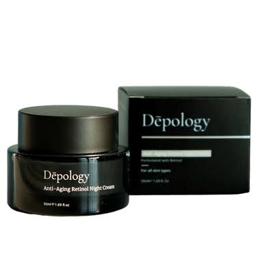Depology Anti-Aging Retinol Night Cream - przeciwstarzeniowy krem na noc z retinolem 0,5% 50 ml