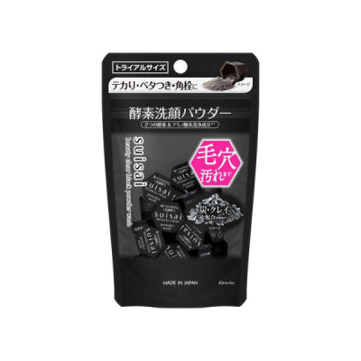 Kanebo Suisai Beauty Clear Black Powder Wash - enzymatyczny puder myjący z węglem aktywnym i glinką 0,4 g