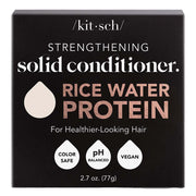 Kitsch Rice Water Protein Solid Conditioner - wzmacniająca odżywka do włosów w kostce 77 g | Ellemania