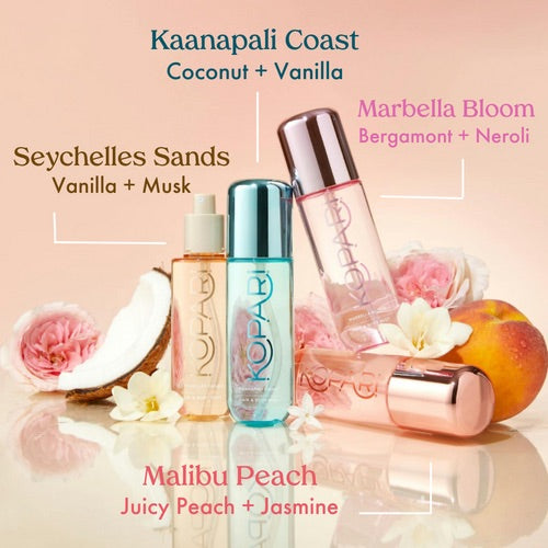 Kopari Paradise Found Hair & Body Mist - mgiełki zapachowe 120 ml i 30 ml | Ellemania