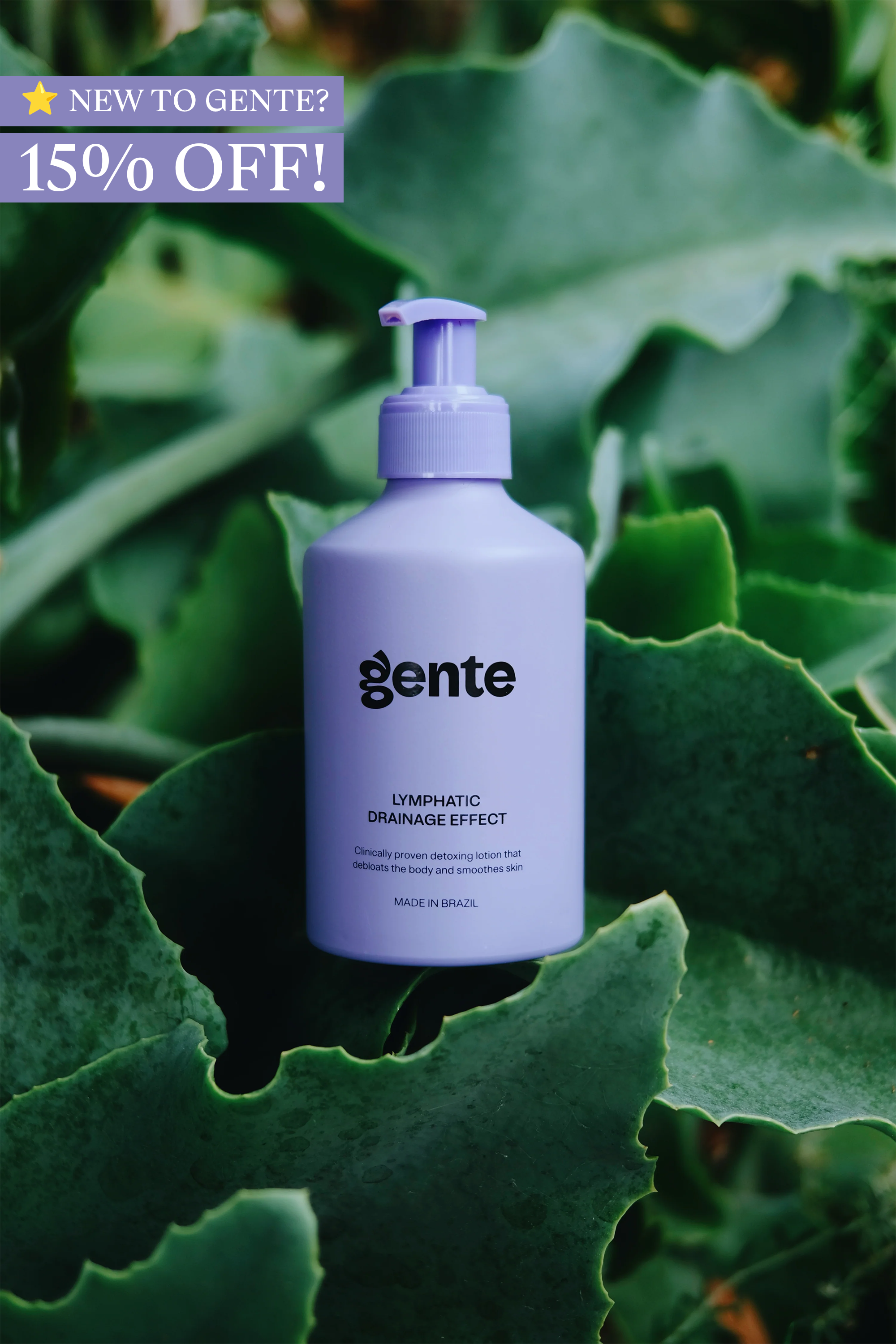 Gente Lymphatic Drainage Effect Lotion - liftingujący balsam do ciała z kofeiną i olejem açaí 200 ml