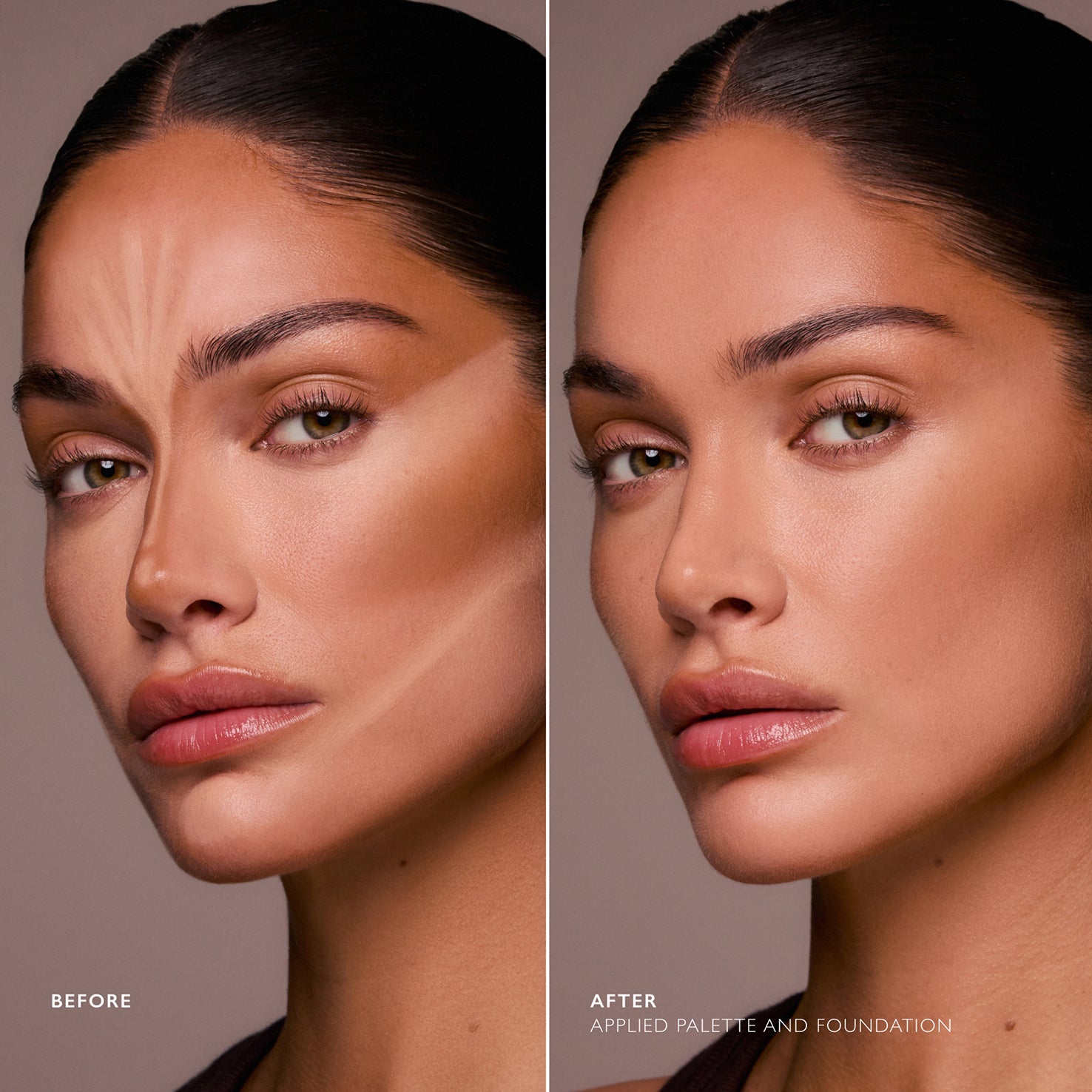 m.ph by Mary Phillips Underpainting Face Palette - Cream contour, highlight, and correcting face palette, shade Light 12 g