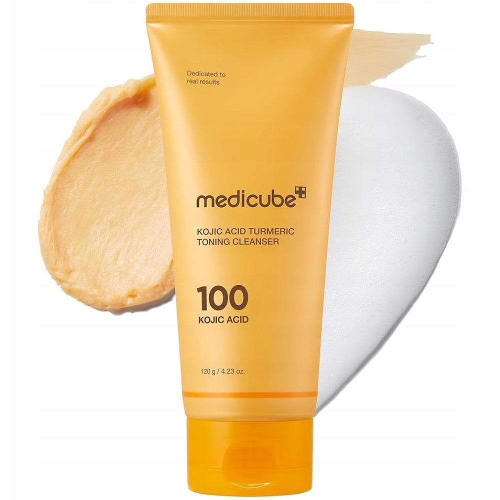 Medicube Kojic Acid Turmeric Toning Cleanser Brightening Facial Cleansing Gel 120ml