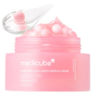 Medicube PDRN Pink Peptide Capsule Cream - wzmacniający krem do twarzy z kapsułkami PDRN i kolagenem 55 g