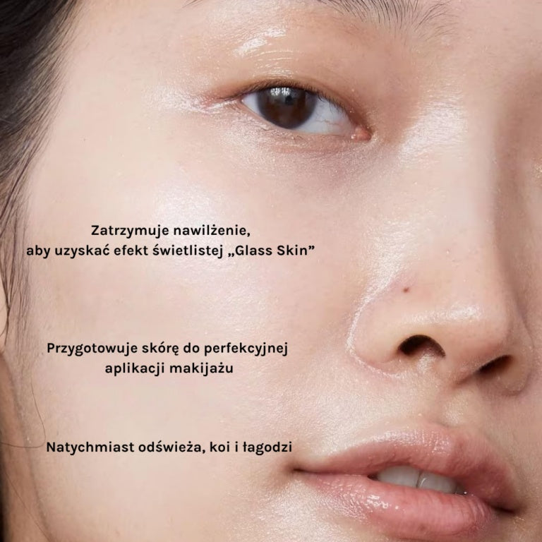 Peach & Lily Glass Skin Veil Mist — Rozświetlająca mgiełka do twarzy 100 ml — KANDYDAT (scrap)