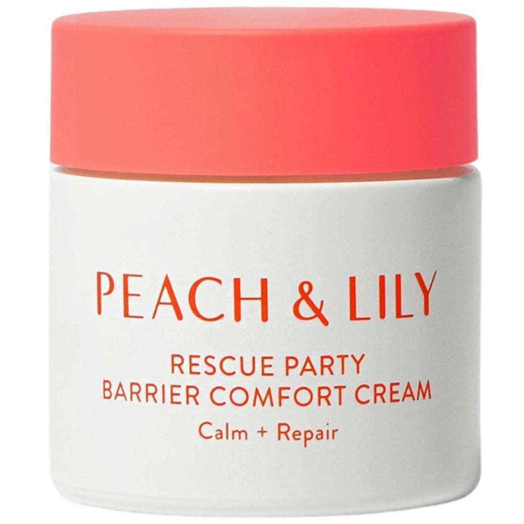 Peach & Lily Rescue Party Barrier Comfort Cream — Barierowy krem regenerujący do twarzy 50 ml — KANDYDAT (scrap)