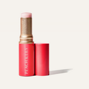 Peach & Lily Glass Skin Luminizing Stick - czerwony sztyft ze złotym elementem i osobna nakrętka | Ellemania