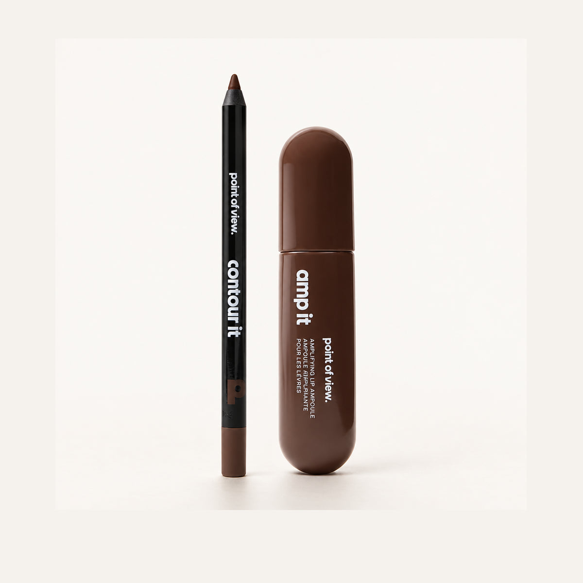 Point of View Amp Kit Rich Cocoa with 90% Dark - ampułka i kredka do ust | Ellemania