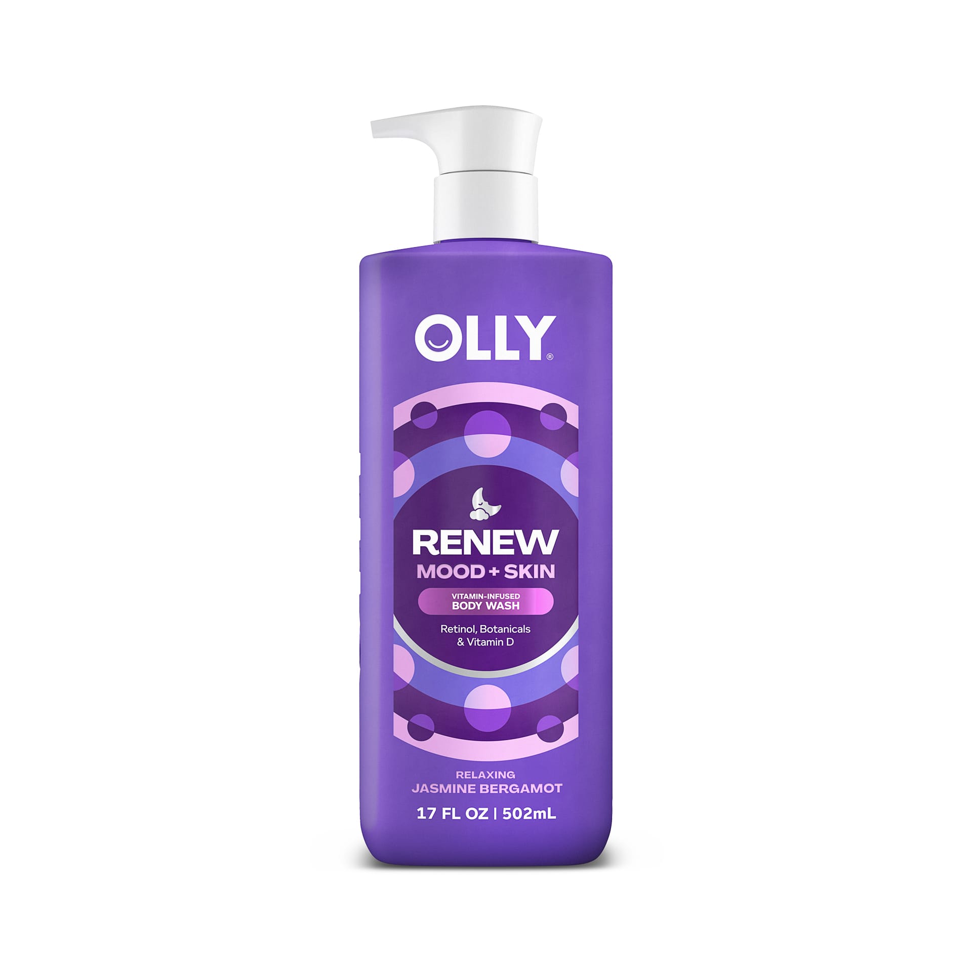 Olly Renew Mood + Skin Body Wash Jasmine Bergamot - żel pod prysznic z retinolem i witaminami 88 ml