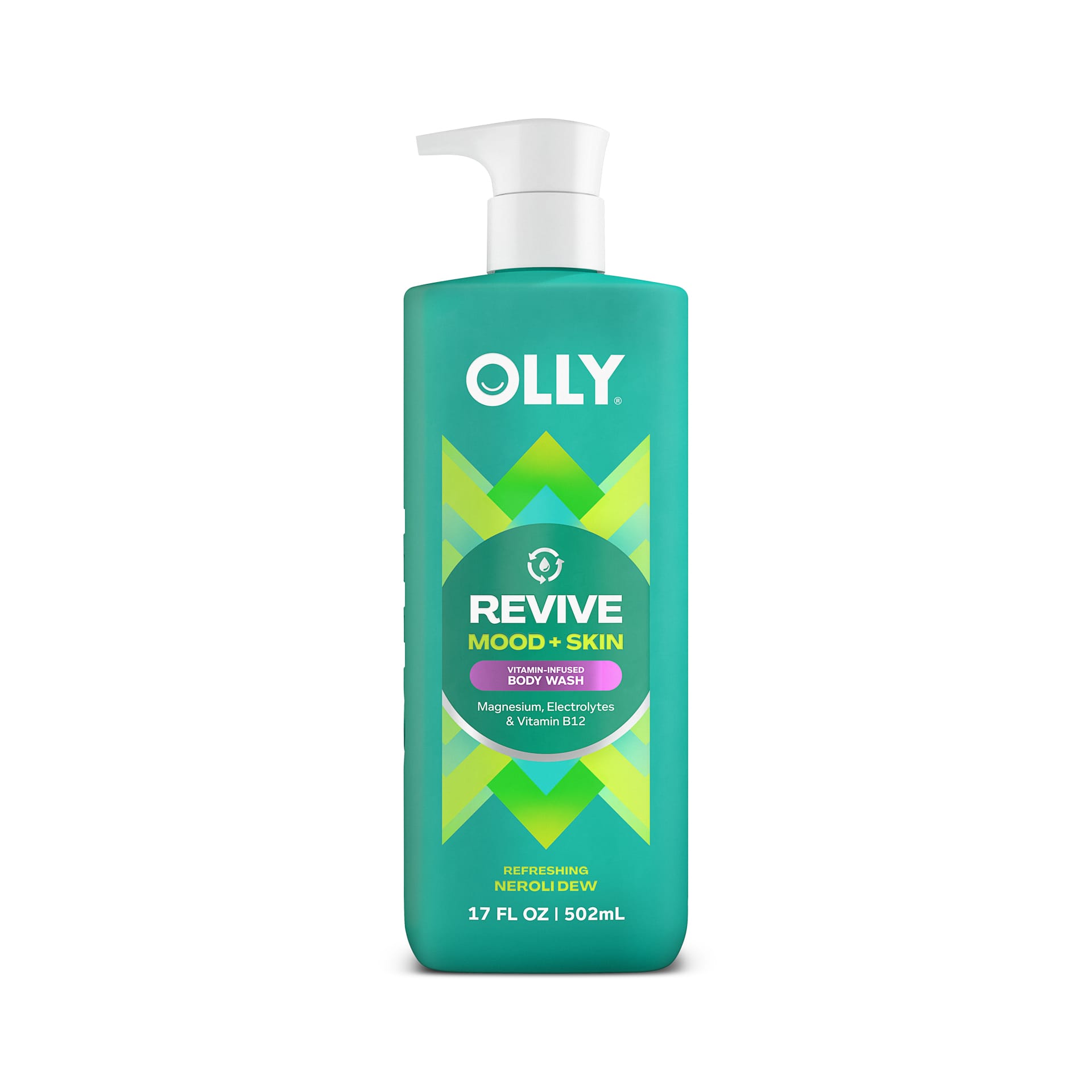 OLLY Revive Mood + Skin Body Wash - żel pod prysznic z magnezem i witaminą B12 502 ml