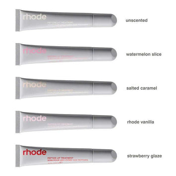 Rhode Peptide Lip Treatment – bezbarwny balsam do ust z peptydami, pięć zapachów | Ellemania