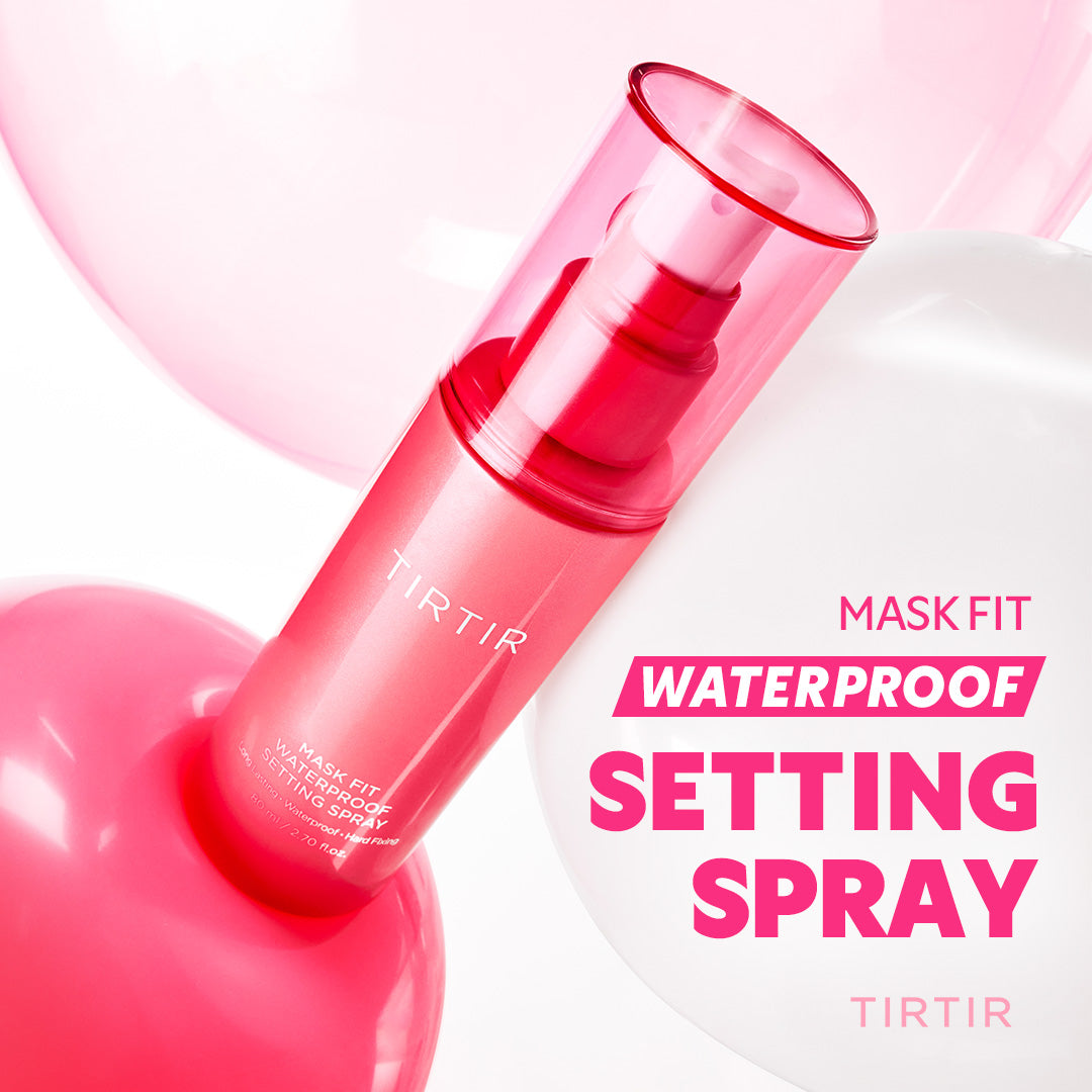 Tirtir Mask Fit Waterproof Setting Spray - wodoodporny spray utrwalający makijaż, technologia 4 Multi-Proof, wykończenie półmatowe 80 ml