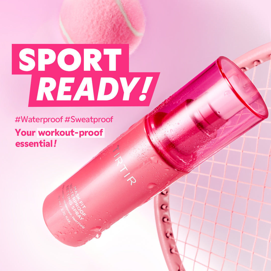 Tirtir Mask Fit Waterproof Setting Spray - wodoodporny spray utrwalający makijaż, technologia 4 Multi-Proof, wykończenie półmatowe 80 ml