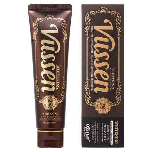 Vussen 28 Extra Whitening Care - wybielająca pasta do zębów z nadtlenkiem wodoru 2,8% 80 g