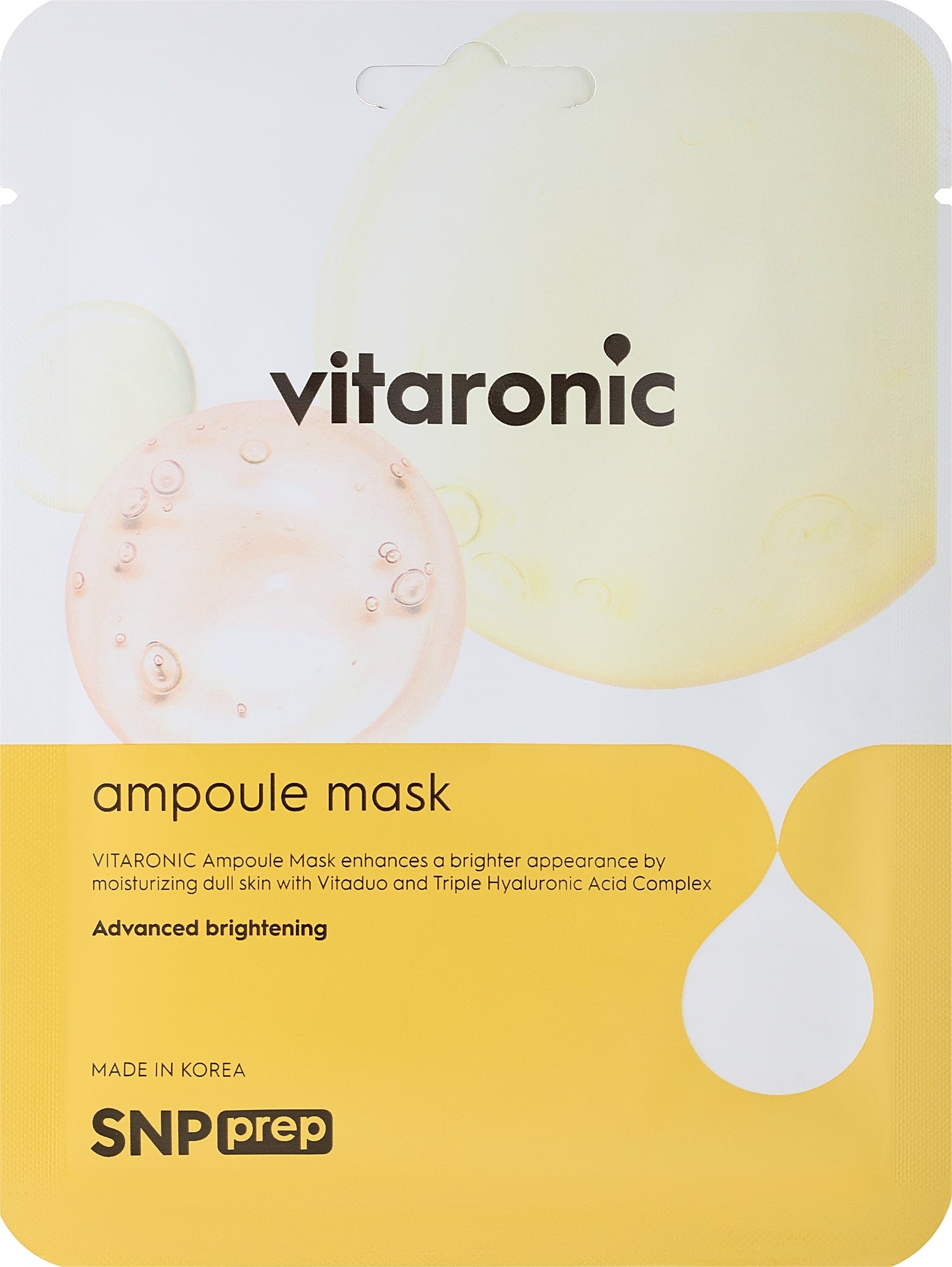 SNP Real Active Glutathione Ampoule Sheet Mask