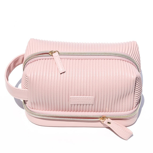 Wander Beauty Jetsetter Makeup Bag — Dwukomorowa Kosmetyczka Podróżna — KANDYDAT (scrap)