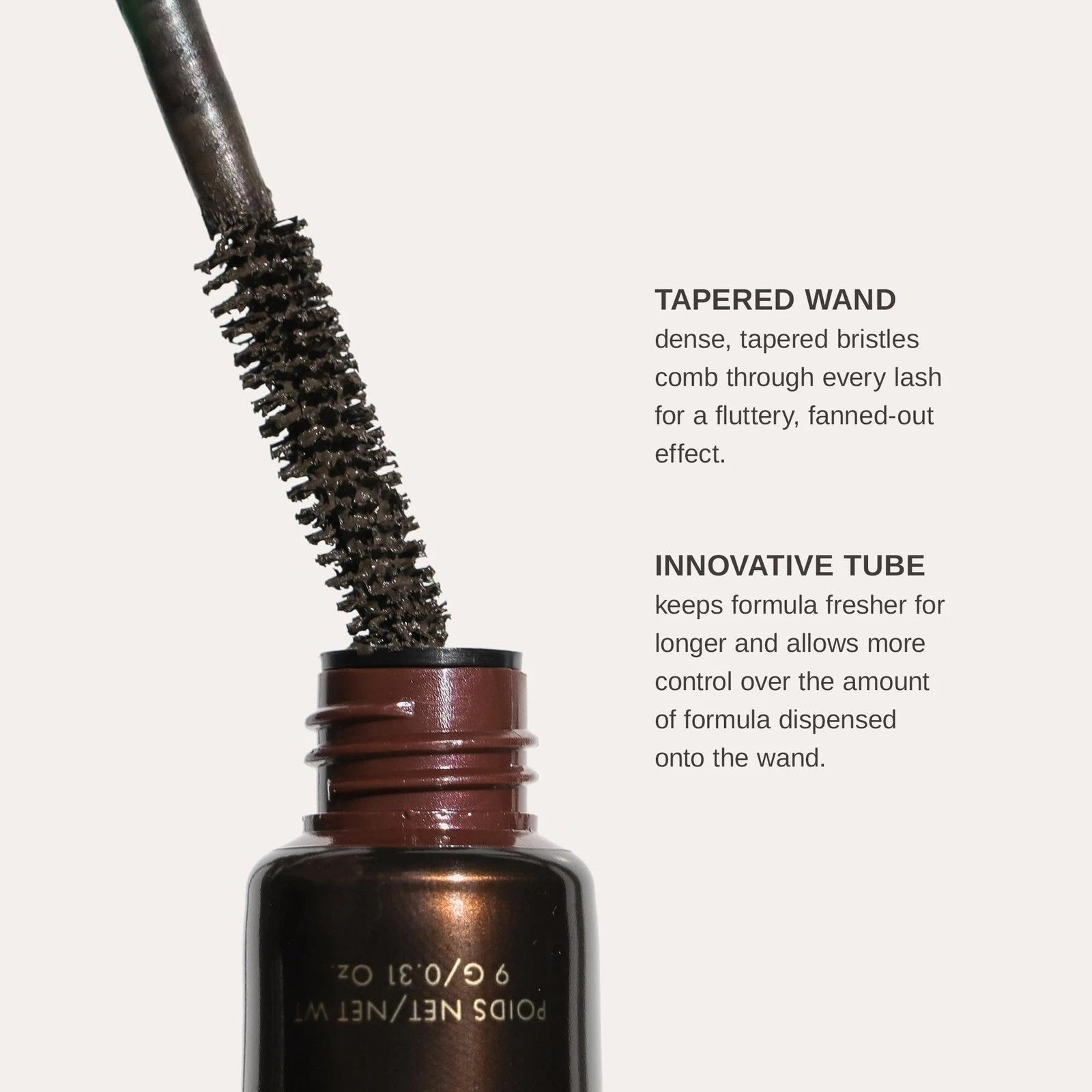 Wander Beauty Mile High Club Length and Define Mascara — Tusz do rzęs wydłużający i definiujący Soft Brown — KANDYDAT (scrap)