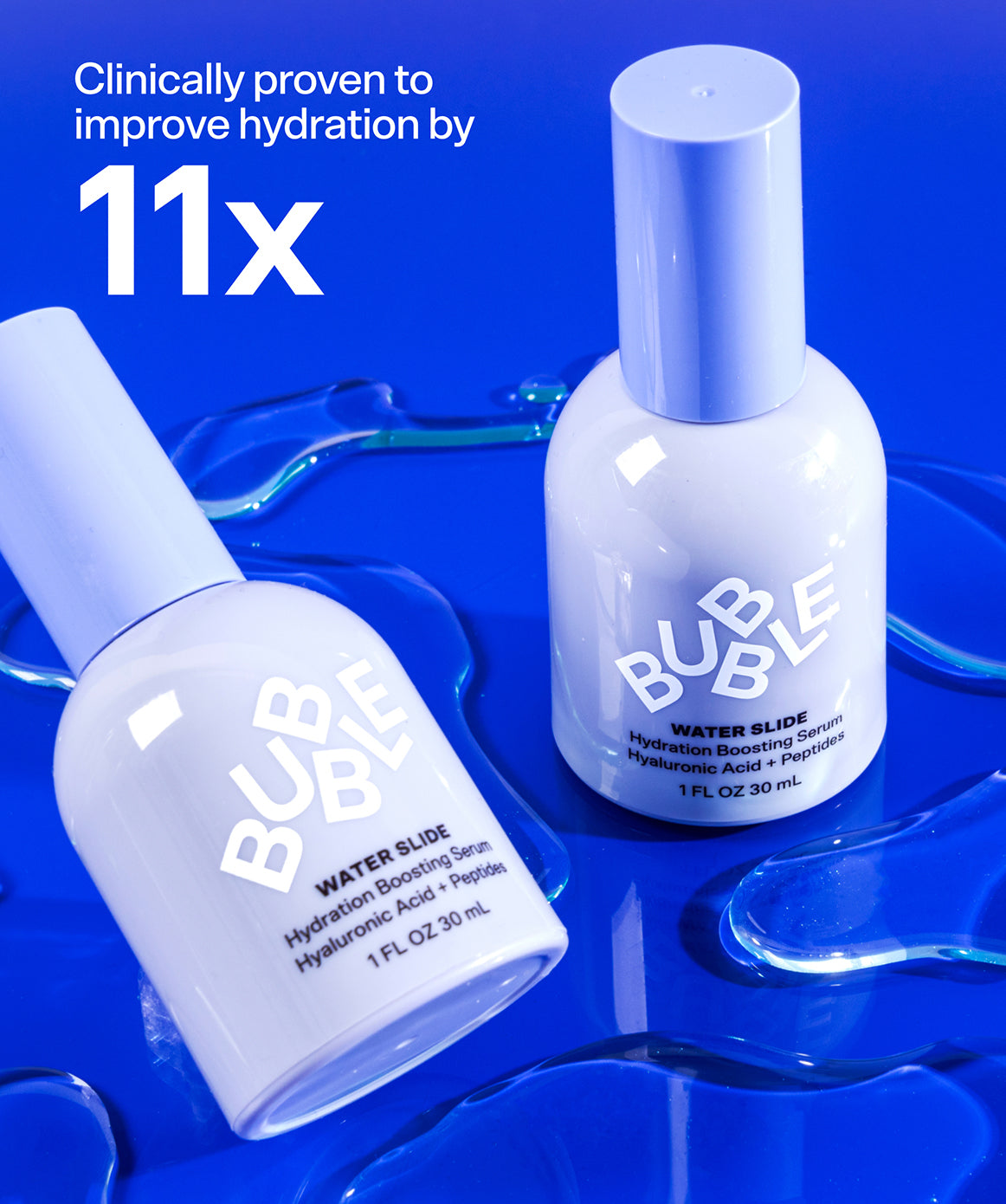 Bubble Skincare Water Slide Hydrating Serum - nawilżające serum z kwasem hialuronowym i ceramidami 30 ml