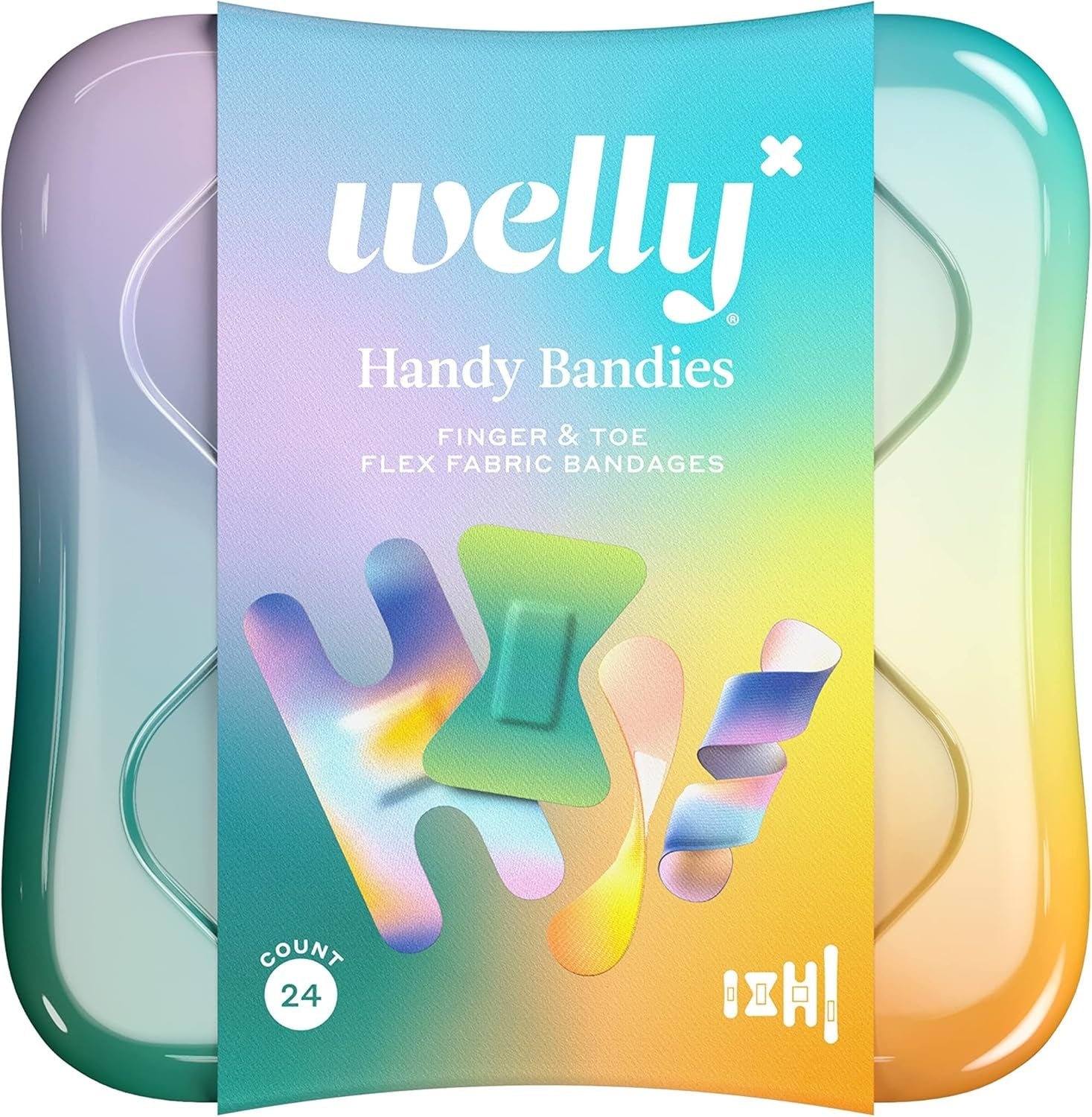 Welly Northern Lights Handy Bandies — Plastry Opatrunkowe Zorza Polarna 24 sztuki — KANDYDAT (scrap)