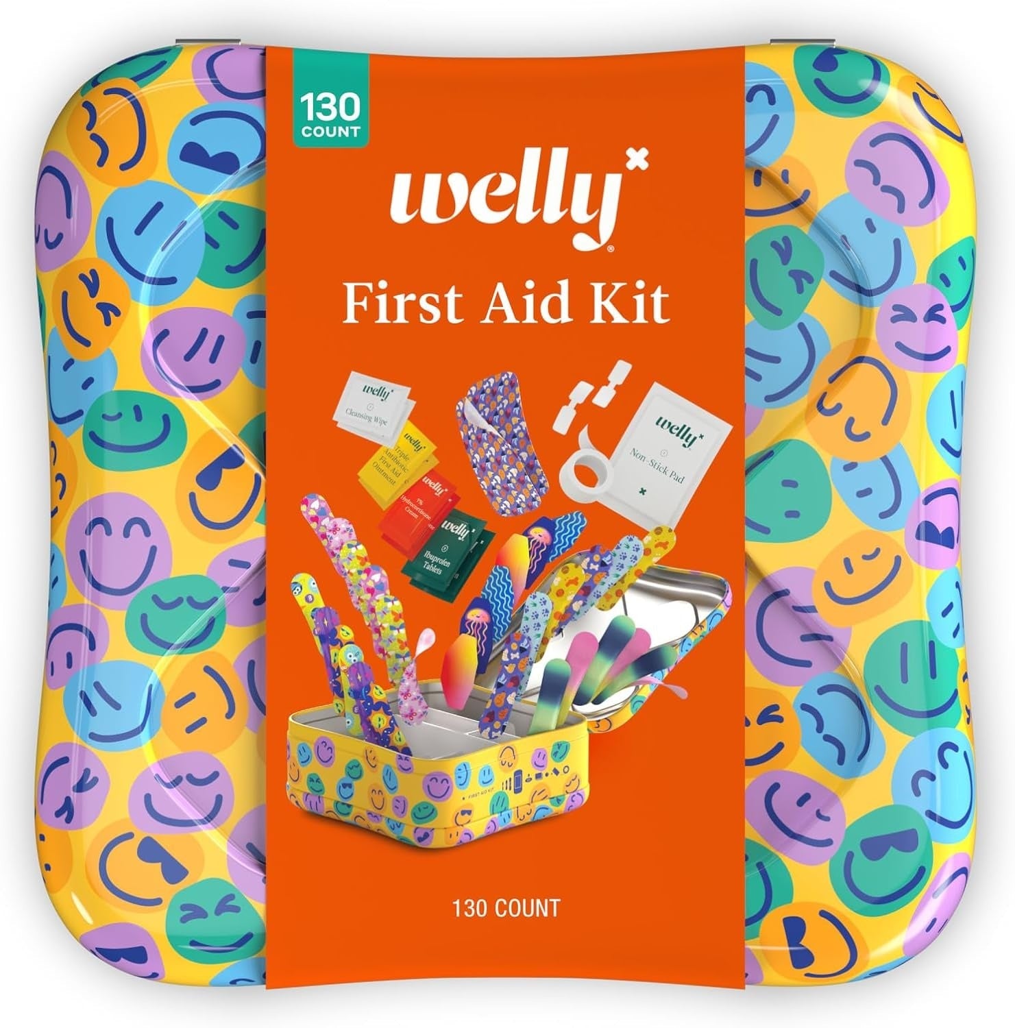Welly Smiles First Aid Kit XL — Zestaw Pierwszej Pomocy z Plastrami i Maściami — KANDYDAT (scrap)