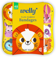 Welly Zoo Animals Flex Fabric Bandages — Plastry dla Dzieci z Motywem Zwierząt — KANDYDAT (scrap)
